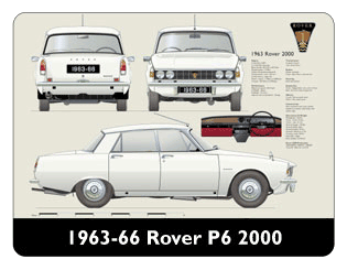 Rover P6 2000 1963-66 Mouse Mat